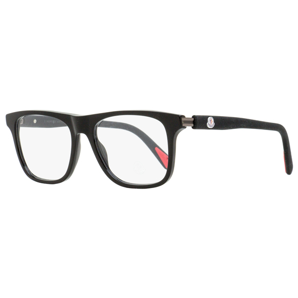 Moncler Rectangular Eyeglasses ML5161 001 Black 54mm - Picture 1 of 3